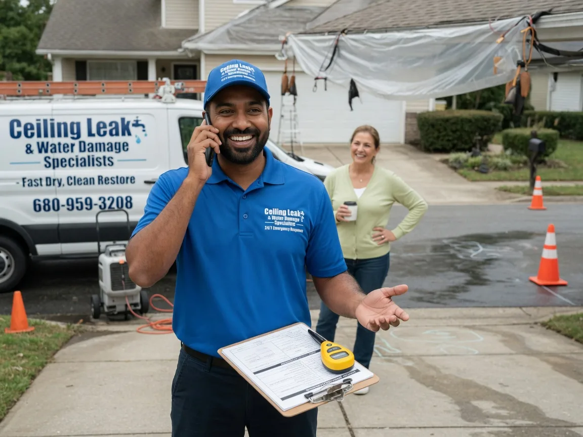 Ceiling Leak Cleanup Williamston, SC FAQs